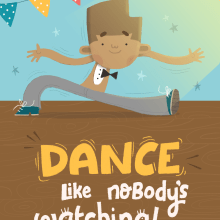 Dance Flyer | Playful Hand-Lettering for Children’s Book Illustration. Un proyecto de Ilustración tradicional, Lettering, Dibujo, H, lettering y Narrativa de Rachael Mc Farlane-Francique - 18.02.2022