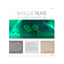 web BASQUE FILMS. Web Design project by Leire - 02.19.2022