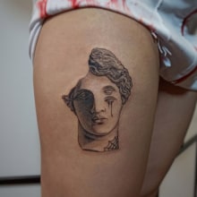 Mi Proyecto del curso: Técnicas de tatuaje blackwork con línea fina. Tattoo Design project by Javi Travi - 02.20.2022