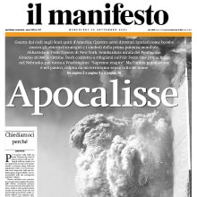 il manifesto - Quotidiano. Design editorial projeto de Stefano Cipolla - 21.02.2022