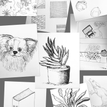 My project in Daily Sketching for Creative Inspiration course. Ilustração tradicional, Esboçado, Criatividade, Desenho, e Sketchbook projeto de Eva Lundberg - 23.02.2022