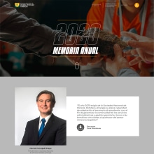 Sociedad Nacional de Minería, Petróleo y Energía  2020. Web Design, e Desenvolvimento Web projeto de Victor Alonso Pérez Lupú - 20.05.2021