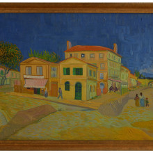 The Yellow House (after Van Gogh). Un proyecto de Pintura al óleo de Florian Clemente - 21.01.2022