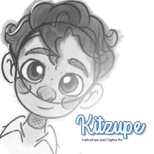 Kitzupe - Pagina de ilustración digital. Un proyecto de Ilustración tradicional y Animación de Felipe Escobar - 28.02.2022