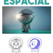 Pinguino Espacial. Un proyecto de Ilustración tradicional, Diseño de personajes, Ilustración digital, Modelado 3D y Manga de Bryan (Mosh) Durán Hinez - 01.03.2022