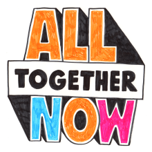 All Together Now. Esboçado, Criatividade, Desenho, H, Lettering, e Sketchbook projeto de Adam Hayes - 28.02.2022