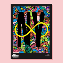 NYCxDESIGN - An Ode to NYC. Traditional illustration, Poster Design, T, pograph, and Design project by Rich Tu - 03.03.2022