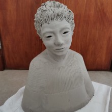 Mi Proyecto del curso: Introducción a la escultura figurativa con arcilla. Escultura projeto de María Cristina Flores - 05.03.2022
