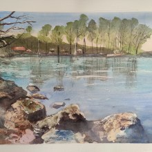 My project in Atmospheric Landscapes in Watercolor  course. Fine Arts, Painting, and Watercolor Painting project by lynnek - 03.06.2022