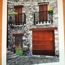 Mi Proyecto del curso: Introducción al fotobordado: crea imágenes con textura. Photograph, Paper Craft, Embroider, DIY, and Textile Design project by Basilisa Sanchez Juan - 03.07.2022