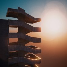 Liminal Spaces. Un projet de 3D, Architecture, Conception 3D , et Photographie d'architecture de Alex Moreán - 10.03.2022