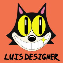 Animação do Gato Felix. Un proyecto de Diseño, Ilustración tradicional, Motion Graphics, Animación, Diseño gráfico, Multimedia, Animación de personajes y Creatividad de Luis Designer - 10.02.2022