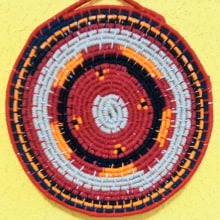 Meu projeto do curso: Tecelagem de cestas para iniciantes: técnica em espiral. Un proyecto de Diseño de complementos, Artesanía, Moda, Diseño de moda, Tejido y Diseño textil de Surama Caggiano - 11.03.2022