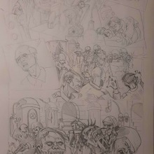 Mi Proyecto del curso: Dibujo a lápiz para cómics de superhéroes. Traditional illustration, Comic, Pencil Drawing, and Drawing project by Diego pugliese - 03.12.2022