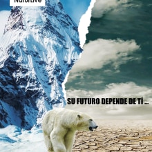 Cartel climático. Publicidade projeto de Javier Delgado - 12.03.2022