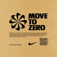 Nike Move to Zero Branding. Un proyecto de Diseño, Publicidad, Br, ing e Identidad y Estrategia de marca						 de Adam Katz - 15.03.2022
