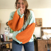Mi Proyecto del curso: Crochet: diseña y teje prendas de estilo romántico. Un proyecto de Moda, Diseño de moda, Tejido, DIY, Crochet y Diseño textil de Melanie Quiring - 15.03.2022