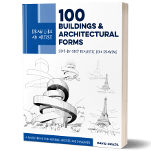Draw Like an Artist: 100 Buildings & Architectural Forms. Un proyecto de Ilustración tradicional y Arquitectura de David Drazil - 24.03.2022