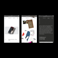  Jese Siu Portfolio Website. Design, UX / UI, Graphic Design, Interactive Design, Web Design, Mobile Design, and Digital Design project by Eva Sánchez Clemente - 03.24.2022
