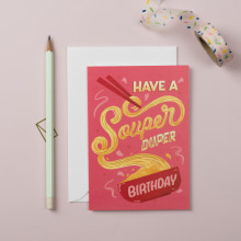 Birthday Card Collection for Ricicle Cards. Un proyecto de Diseño, Ilustración tradicional, Ilustración digital, H y lettering de Roselly Monegro - 22.03.2022