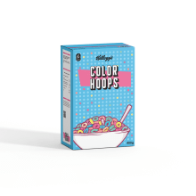 Color Hoops - Cereal box. Design gráfico, Packaging, e Design de produtos projeto de Belén Cañada Ayuso - 20.03.2021