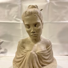 My project for course: Introduction to Clay Figurative Sculpture. Fine Arts, and Sculpture project by Jessie Van Overmeer - 03.26.2022