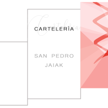 Cartelería - San Pedro Jaiak. Design, Traditional illustration, Graphic Design, and Poster Design project by Noor Shurbaji - 03.29.2022