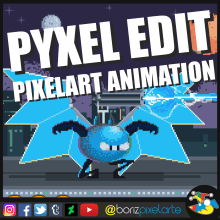 Mi Proyecto del curso: Animación de personajes en pixel art para videojuegos. Animação de personagens, Videogames, Pixel Art, e Desenvolvimento de videogames projeto de Boris Zarate - 10.03.2022