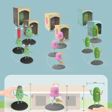 Diseño de Juguetes: "Dumb Ways to Die".. UX / UI, 3D, Game Design, Industrial Design, Interactive Design, Product Design, and 3D Modeling project by Maria Paz Valli - 11.08.2021