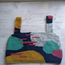 Mi Proyecto del curso: Prendas de punto con intarsia: de la idea al patrón. Knitting, and Textile Design project by Ruth Hart - 03.30.2022