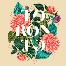 Toronto Floral 2022 Ein Projekt aus dem Bereich Design, Illustration und Lettering von Bren Navarro - 23.03.2022