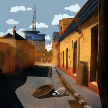 Once upon a time in Cuba. Traditional illustration, Digital Illustration, and Concept Art project by redingfl - 04.02.2022