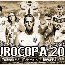 Diseños Eurocopa 2021. Un proyecto de Diseño, Ilustración tradicional y Fotografía de Guillermo Rodríguez Asensio - 04.04.2022