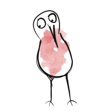Birdi. Traditional illustration project by visuall .de - 04.05.2022