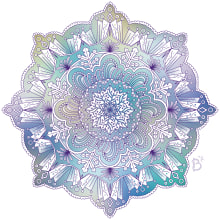 My project for course: The Art of Mandala Drawing: Create Geometric Patterns. Un proyecto de Ilustración, Artesanía, Dibujo e Ilustración digital de Borislava Peeva - 08.04.2022