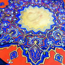 My project for course: Introduction to Islamic Art: Create Biomorphic Patterns. Un proyecto de Pintura, Pattern Design, Dibujo, Pintura a la acuarela e Ilustración con tinta de Lauren O'Neill - 08.04.2022