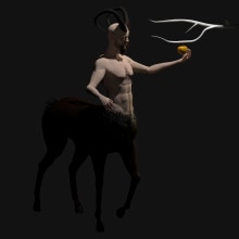 Centaur . 3D, Escultura, Modelagem 3D, e Design de personagens 3D projeto de Sergio Garcia - 14.04.2022