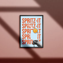 SPRITZ-IT !. Un proyecto de Ilustración tradicional, Publicidad, Fotografía, Br, ing e Identidad y Diseño de carteles de Julie Defrance - 19.04.2022