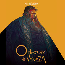 O Mercador de Veneza Ein Projekt aus dem Bereich Design, Illustration und Lettering von Weberson Santiago - 20.04.2022