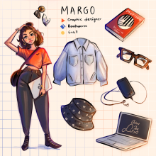 My project for course: Drawing Appealing Characters with Personality. Character Design, Sketching, Drawing, Stor, telling, Stor, board, Artistic Drawing, and Narrative project by Orion Makrynelis - 04.20.2022