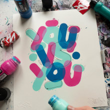 "You vs you" — Squeezer Lettering. Lettering projeto de Snooze One - 18.10.2021