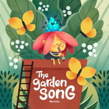 The Garden Song. Un proyecto de Ilustración de Marta García Pérez - 25.04.2022