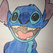 stich. Design, Pencil Drawing, and Colored Pencil Drawing project by Anais Hernandez - 04.28.2022