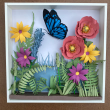 My project for course: Paper Sculpture for Set Design. Design, Traditional illustration, Installations, Arts, Crafts, Sculpture, Set Design, Paper Craft, Product Photograph, and DIY project by Estrella Vega - 05.02.2022