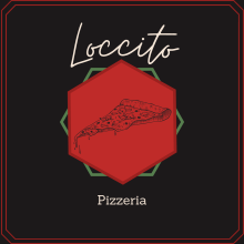 Locitto Pizzeria. Design gráfico, e Design de logotipo projeto de G. Neves - 24.05.2021