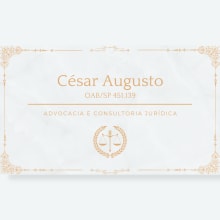 César Augusto - Advocacia. Design gráfico projeto de G. Neves - 21.11.2021