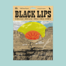 black lips - colt 44 / alone and forsaken - vinile 7 pollici - 2021. Un proyecto de Música, Diseño gráfico y Packaging de Paolo Proserpio - 05.05.2022