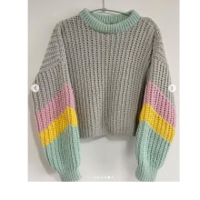 Mi Proyecto del curso: Crochet: crea prendas con una sola aguja. Fashion, Fashion Design, Fiber Arts, DIY, Crochet, and Textile Design project by _carolina_galvez - 05.07.2022