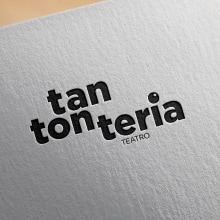 Tantontería Teatro. Design, and Logo Design project by Jokin Fernández - 05.07.2022