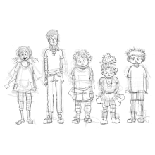 My project for course: Illustration and Character Design for Children’s Stories. Un proyecto de Ilustración, Diseño de personajes, Ilustración infantil y Narrativa de Anke Noack - 10.05.2022